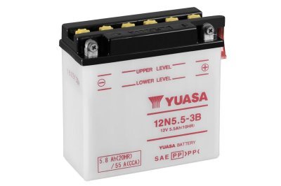 Motobaterie Yuasa Standard 12V, 5.5Ah, 55A, 12N5.5-3B