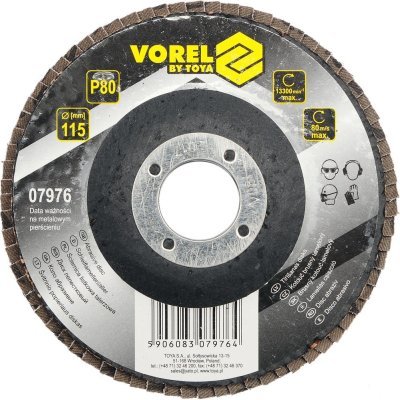 Vorel kotouč brusný lamelový 115 mm p40 TO-07974