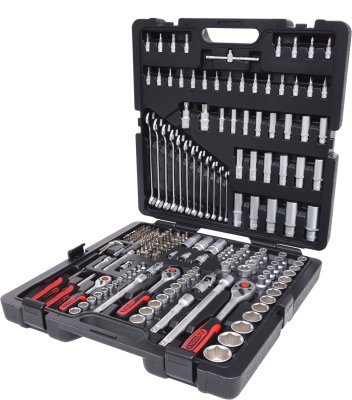 Souprava nástrčných klíčů 1/4"+3/8"+1/2" , 216dí KS TOOLS 917.0216