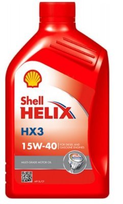 Motorový olej Shell Helix HX3 15W-40, 1L