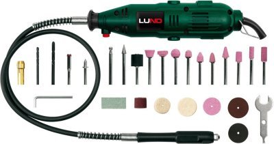 Bruska mini 135 W + 40 ks příslušenství LUND Lund TO-79314