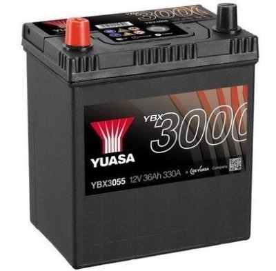 Autobaterie Yuasa YBX3000 SMF 12V, 36Ah, 330A, YBX3055