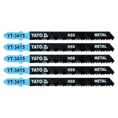 Yato List pilový do přímočaré pily 100 mm na kov TPI24-10 5 ks