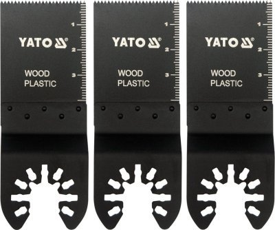 Yato Pilový list na ponor. řezy HCS pro multifunkci, 34mm (dřevo, plast), sada 3ks