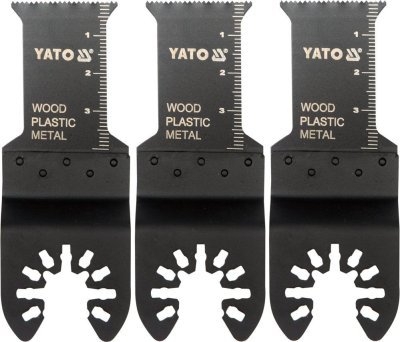 Yato Pilový list na ponor. řezy BIM pro multifunkci, 28,5mm (dřevo, plast, kov), sada 3ks