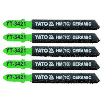 Yato List pilový do přímočaré pily 75 mm na keramiku 5 ks