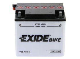 Motobaterie Exide Bike Conventional 12V, 28Ah, E60-N24L-A