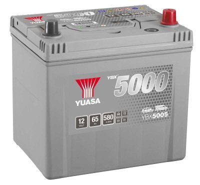 Autobaterie Yuasa YBX5000 Silver High Performance SMF 12V, 65Ah, 580A, YBX5005