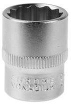 Hlavice nástrčná 1/2" 12mm 12hran GEKO G12212