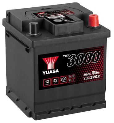 Autobaterie Yuasa YBX3000 SMF 12V, 42Ah, 390A, YBX3202