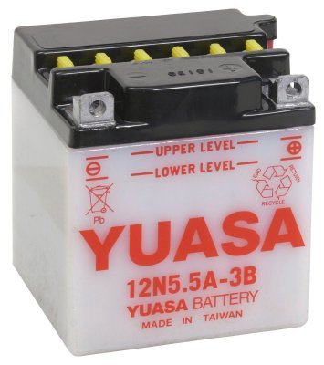 Motobaterie Yuasa Standard 12V, 5.5Ah, 55A, 12N5.5A-3B