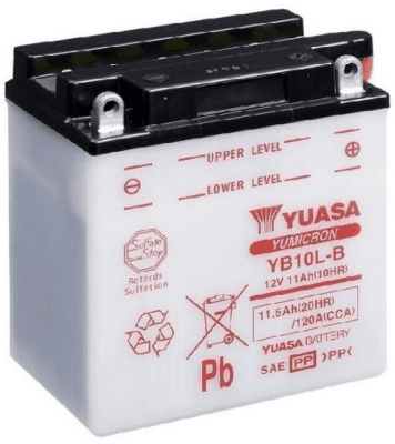 Motobaterie Yuasa Yumicron 12V, 11Ah, 120A, YB10L-B