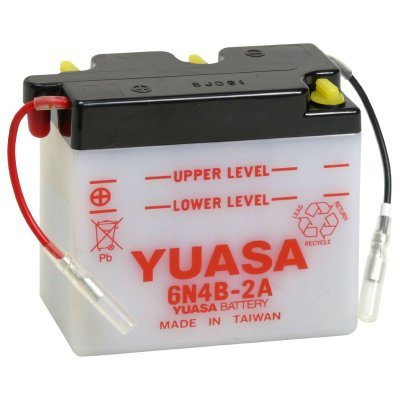 Motobaterie Yuasa Standard 6V, 4Ah, 6N4B-2A