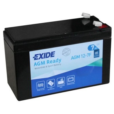 Motobaterie Exide Bike AGM Ready 12V, 7Ah, AGM12-7F
