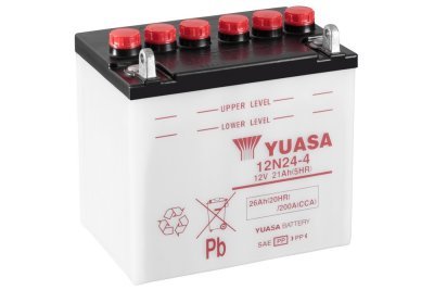 Motobaterie Yuasa Standard 12V, 24Ah, 190A, 12N24-4