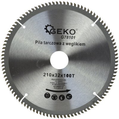 Kotouč řezný na hliník, 210x32 mm 100T, GEKO G78101