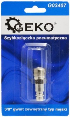 Rychlospojka vzduchová 3/8", vnější závit, samec GEKO G03407