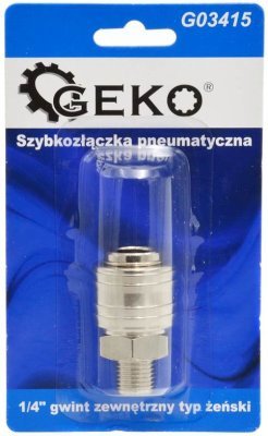 Rychlospojka vzduchová 1/4", vnější závit, samice GEKO G03415