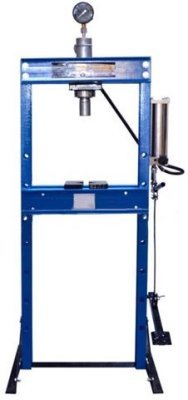 Hydraulický lis s manometrem a nožní pumpou 20t GEKO G02086