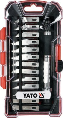 Vyřezávací nože přesné sada 14ks Yato YT-75140