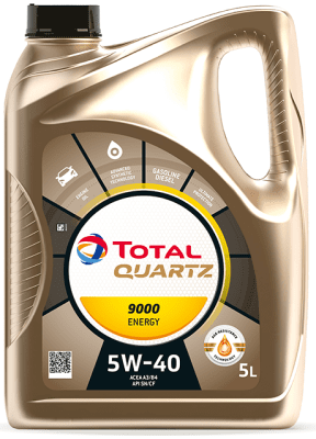 Motorový olej Total Quartz Energy 9000 5W-40, 5L