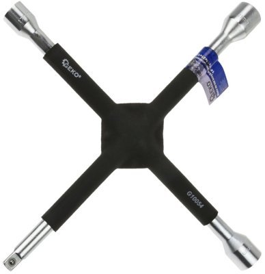 Křížový klíč na kolové matice 14" 17mm, 19mm, 21mm, 1/2" GEKO G10054