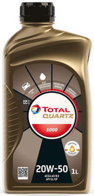 Motorový olej Total Quartz 5000 20W-50, 1L