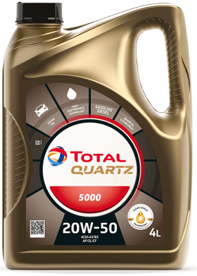 Motorový olej Total Quartz 5000 20W-50, 4L