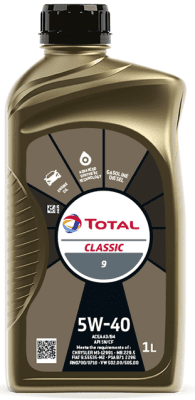 Motorový olej Total Classic 9 5W-40, 1L