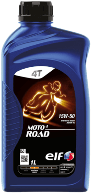 Motorový olej Elf Moto 4 Road 15W-50, 1L