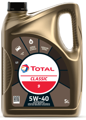 Motorový olej Total Classic 9 5W-40, 5L