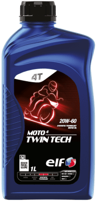 Motorový olej Elf Moto 4 Twin Tech 20W-60, 1L
