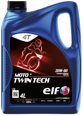 Motorový olej Elf Moto 4 Twin Tech 20W-60, 4L