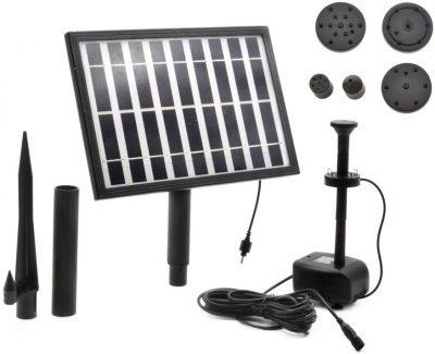 Solární čerpadlo 5W pro zahradní jezírko GEKO G81472