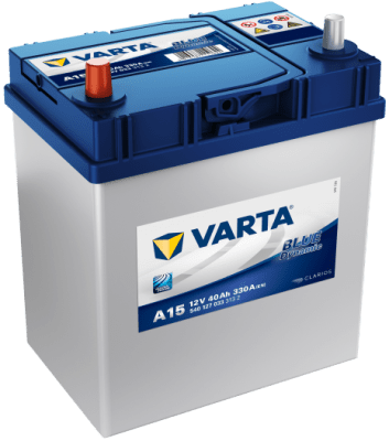 Autobaterie Varta Blue Dynamic 12V, 40Ah, 330A, A15