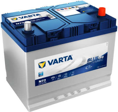 Autobaterie Varta Blue Dynamic EFB 12V, 72Ah, 760A, N72
