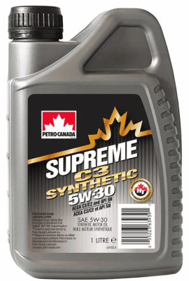 Motorový olej Petro-Canada Supreme C3 Synthetic 5W-30, 1L