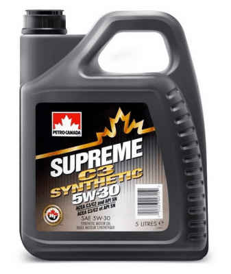 Motorový olej Petro-Canada Supreme C3 Synthetic 5W-30, 5L