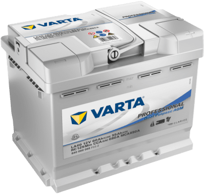 Trakční baterie Varta Professional Dual Purpose AGM 12V, 60Ah, 680A, LA 60