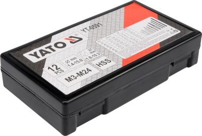 Vrtáky do přetržených šroubů YATO 12 kusů