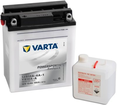 Motobaterie Varta Powersports Freshpack 12V, 12Ah, YB12A-A