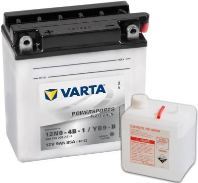 Motobaterie Varta Powersports Freshpack 12V, 9Ah, 12N9-4B-1