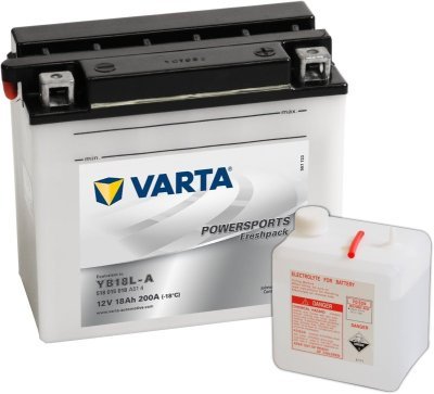 Motobaterie Varta Powersports Freshpack 12V, 18Ah, YB18L-A