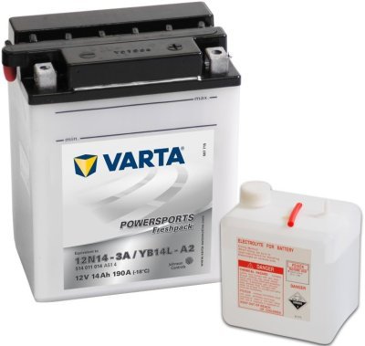 Motobaterie Varta Powersports Freshpack 12V, 14Ah, YB14L-A2