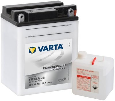 Motobaterie Varta Powersports Freshpack 12V, 12Ah, YB12A-B