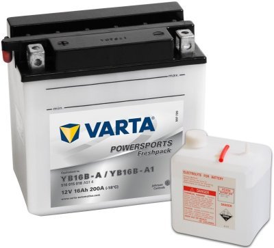 Motobaterie Varta Powersports Freshpack 12V, 16Ah, YB16B-A