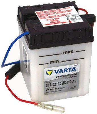 Motobaterie Varta Powersports Freshpack 6V, 4Ah, 6N4-2A-7