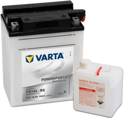 Motobaterie Varta Powersports Freshpack 12V, 14Ah, YB14L-B2
