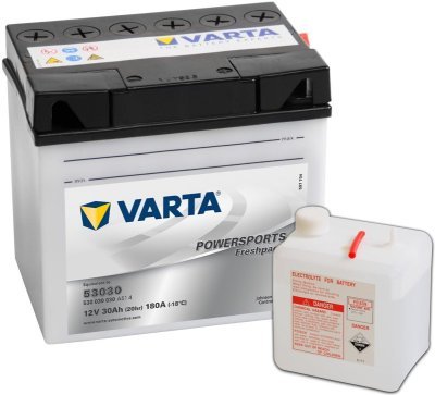Motobaterie Varta Powersports Freshpack 12V, 30Ah, 53030