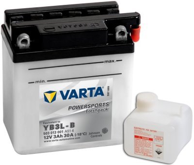 Motobaterie Varta Powersports Freshpack 12V, 3Ah, YB3L-B